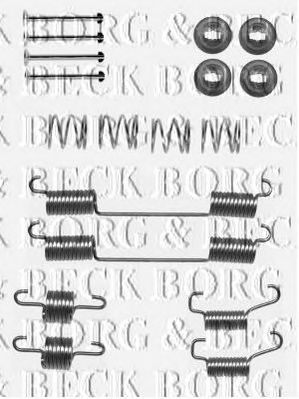 BORG & BECK bbk6199 -  Комплектующие, колодки дискового тормоза